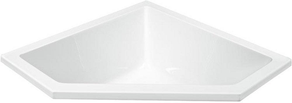 White 48 X 48 Center Acrylic Corner Bath *DEBORA 1 
