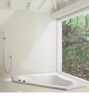 White 59 X 59 Center Acrylic Corner Bath *CAYMAN 1 