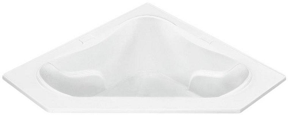 White 59 X 59 Center Acrylic Corner Bath *CAYMAN 1 