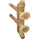 Woodford Manufacturing Rough Brass 7-7/8 in. Freezeless Hot and Cold Wall Faucet 