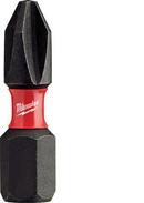 Milwaukee&reg; Silver #2. x 1/4 in. Hex Phillips 1 Piece 