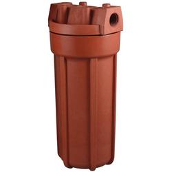 3/4 in. Inlet/Outlet 10  in. Length High Temperature Red Filter Housing to 200 Deg F