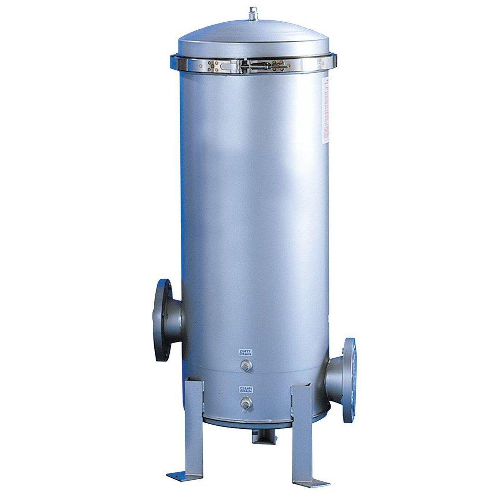 500 Gpm 30  in. Multi Cartridge 20 Round 304 Stainless Steel Filter Housing 