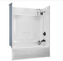 59-7/8 in. x 32 in. Tub & Shower Unit in White with Left Drain