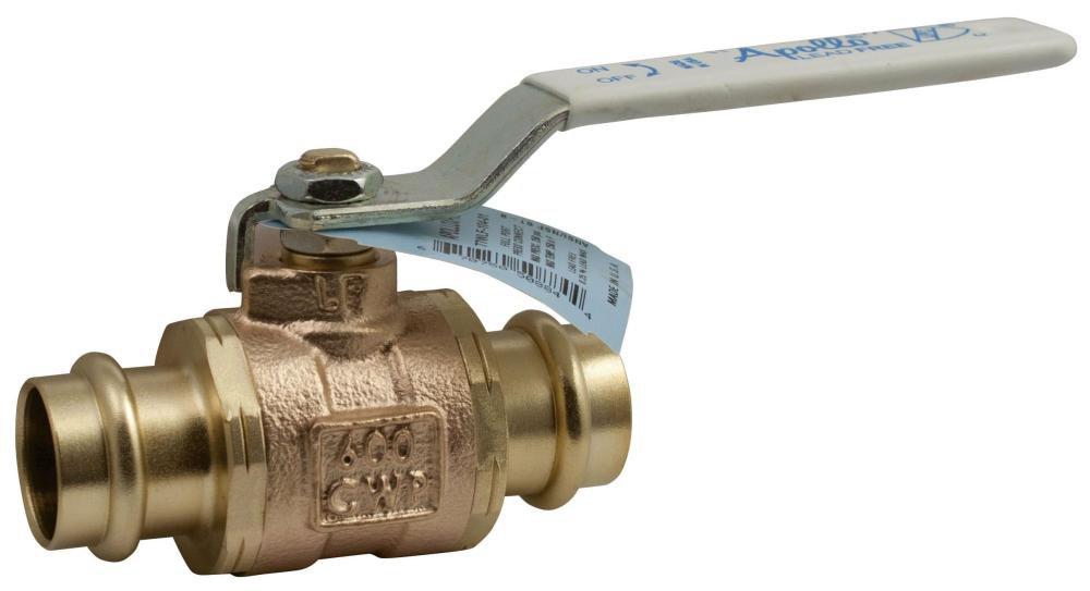 Apollo&reg; Press Bronze Full Port Press 200# Ball Valve 