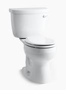 1.28 gpf Round Toilet in White with Right-Hand Trip Lever