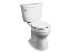 Two-Piece Round-Front 1.28 gpf Toilet with Insulated Tank
