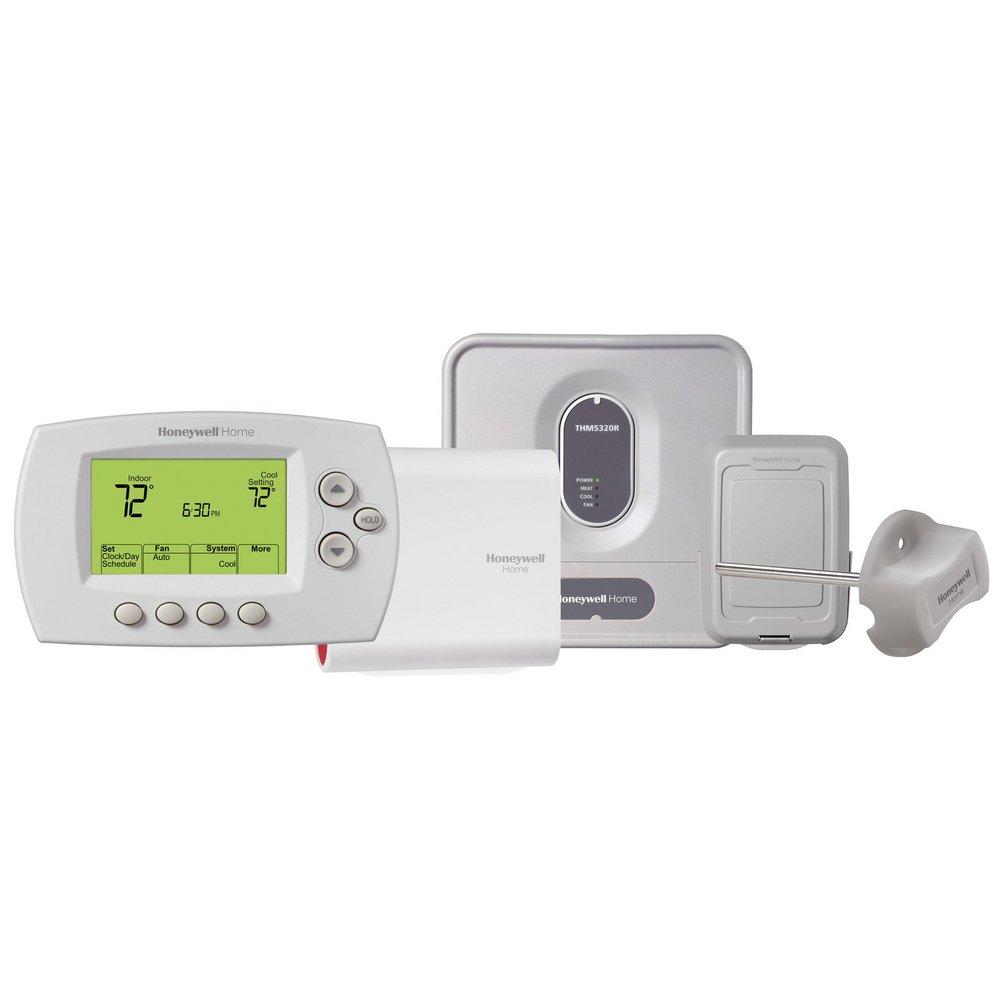 Honeywell Home White Wireless Kit With Stat and Rig 