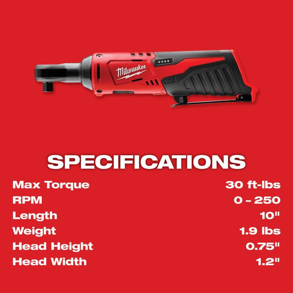 Milwaukee® Black Cordless Ratchet 