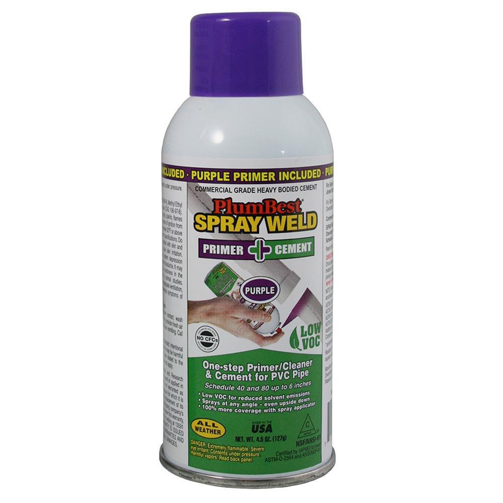 Jones Stephens Weld Glue Spray with Primer in Purple 