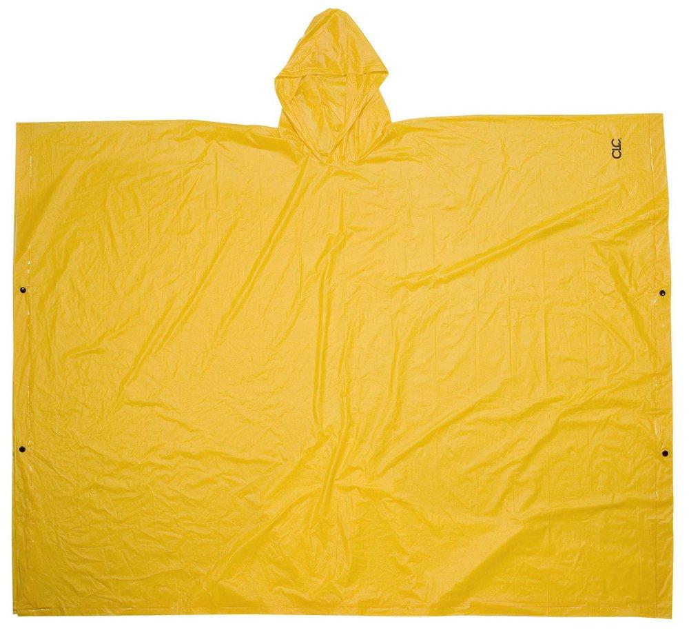 CLC Custom Leather Craft Yellow PVC Raincoat in Yellow 