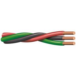 1000 ft. 10 ga 3-Conductor Stranded Copper THW Cable in Blue