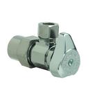 1/2 x 3/8 in. Solvent Weld x OD Compression Angle Supply Stop Valve in Chrome Plated