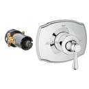 Pressure Balancing Valve Trim with Control Module in Starlight Polished Chrome
