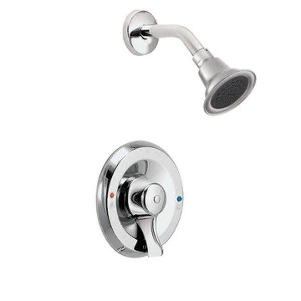 Moen Polished Chrome Shower Trim Kit with Single Lever Handle 
