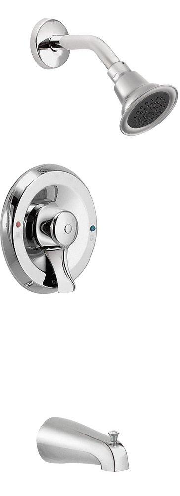 Moen Polished Chrome Single Handle Single Function Bathtub & Shower Faucet (Trim Only) 