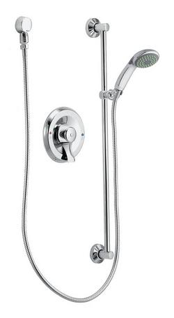 One Handle Single Function Shower Faucet in Polished Chrome (Trim Only)