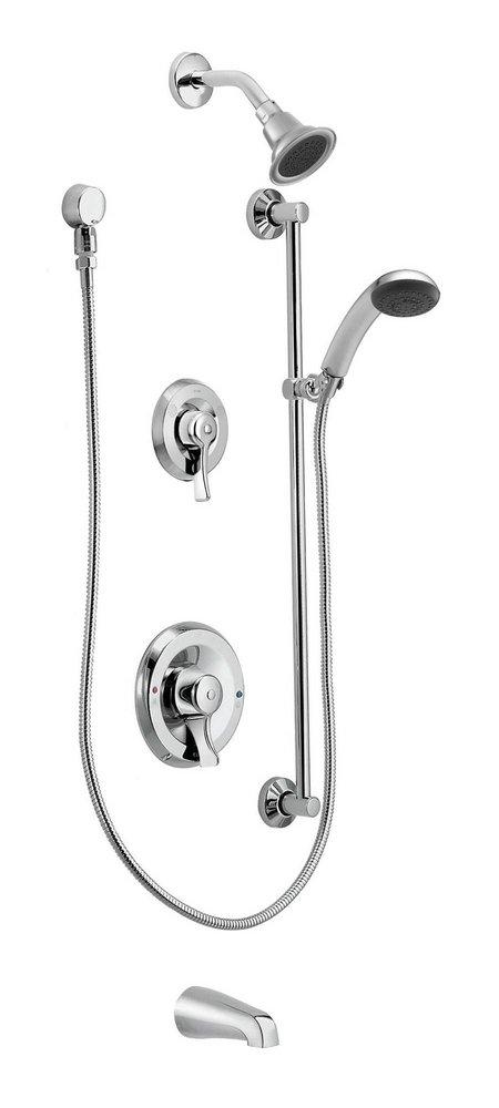 Moen Polished Chrome Two Handle Single Function Shower System 