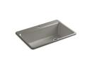 KOHLER Cashmere 33 x 22 in. 1 Hole Cast Iron Single Bowl Drop-in Kitchen Sink 