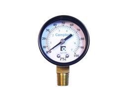 1/4 in. 0-100 psi 2 ga Lower Mount Pressure Gauge