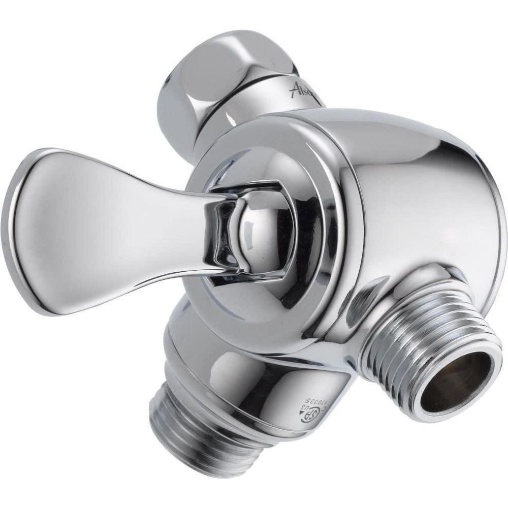 Delta Faucet Chrome 1/2 x 3-3/4 in. NPSM Brass and Plastic Shower Arm Diverter 