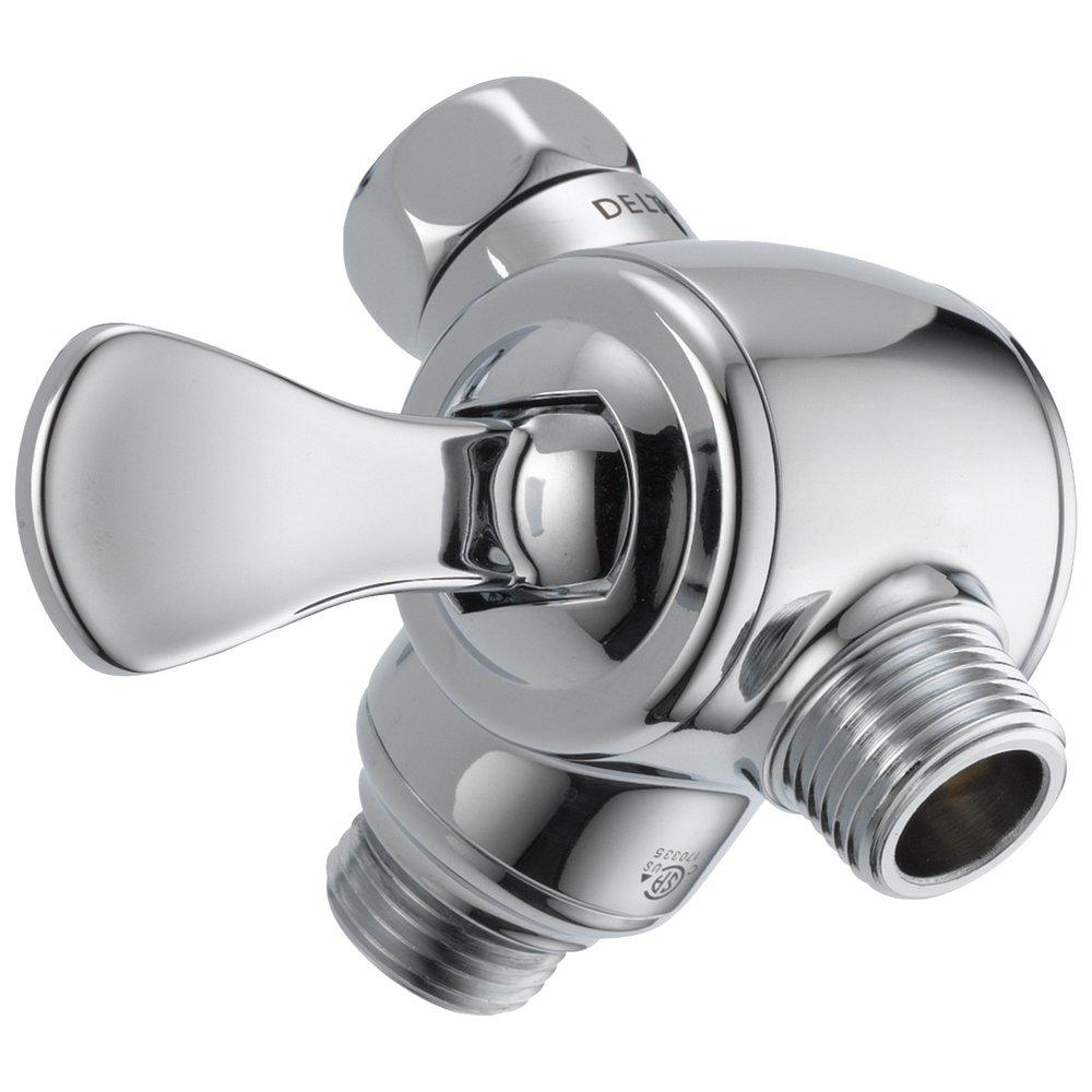 Delta Faucet Chrome 1/2 x 3-3/4 in. and Plastic Shower Arm Diverter 