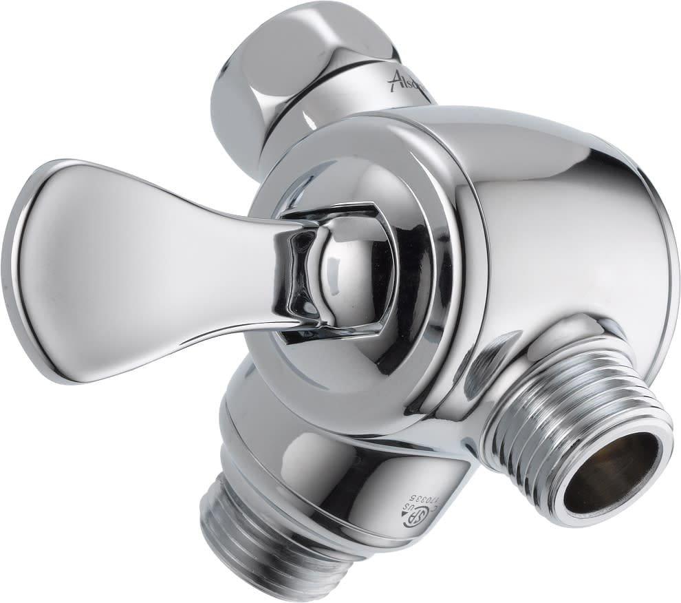 Delta Faucet Chrome 1/2 x 3-3/4 in. NPSM Brass and Plastic Shower Arm Diverter 