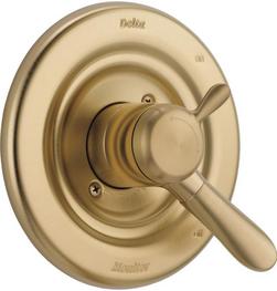 Single Handle Pressure Balancing Valve Trim in Brilliance&reg; Champagne Bronze