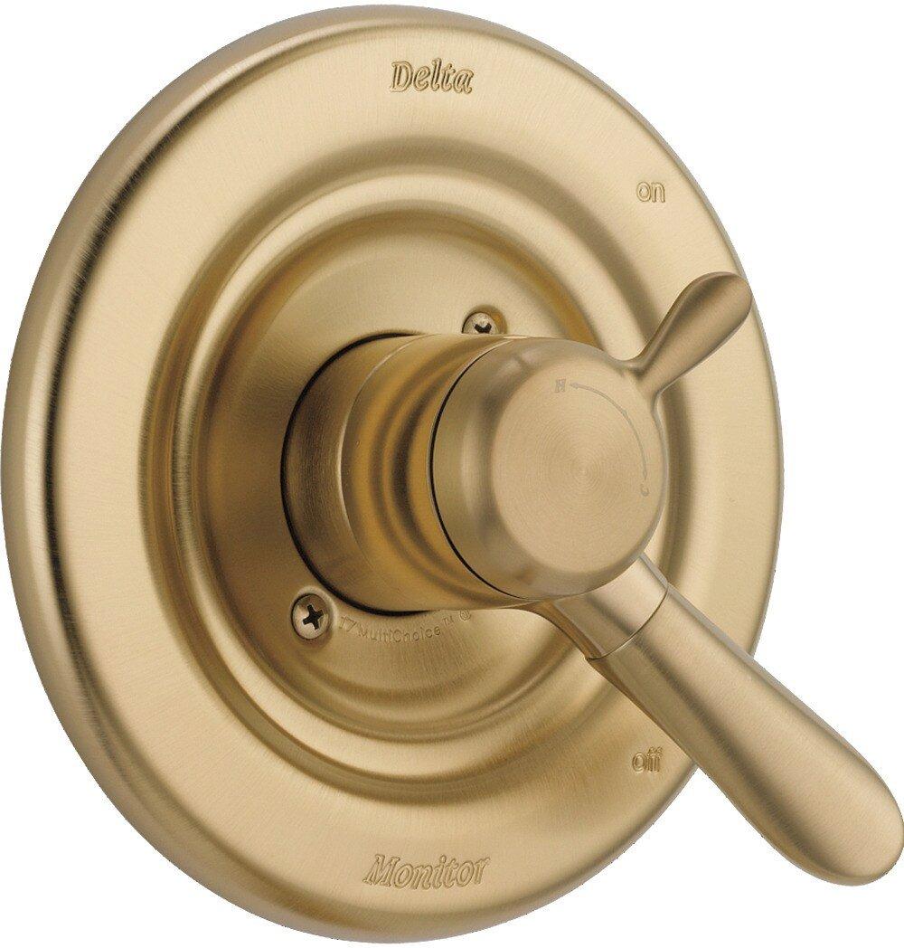 Delta Faucet Brilliance Champagne Bronze Single Handle Shower Faucet Trim Only 