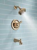 Delta Faucet Brilliance&reg; Champagne Bronze Single Handle Multi Function Bathtub & Shower Faucet (Trim Only) 