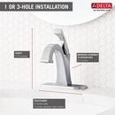 Delta Faucet Brilliance Champagne Bronze Single Handle Centerset Bathroom Sink Faucet with Pop-Up Drain Assembly 