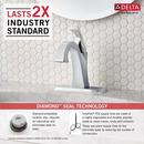 Delta Faucet Brilliance Champagne Bronze Single Handle Centerset Bathroom Sink Faucet with Pop-Up Drain Assembly 
