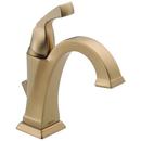 Delta Faucet Brilliance&reg; Champagne Bronze Single Handle Centerset Bathroom Sink Faucet with Pop-Up Drain Assembly 