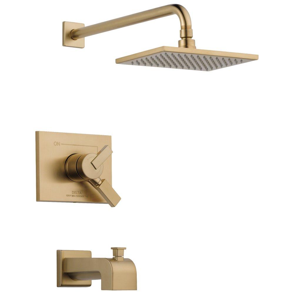 Delta Faucet Champagne Bronze Two Handle Single Function Bathtub & Shower Faucet (Trim Only) 
