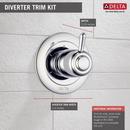 Delta Faucet Brilliance Champagne Bronze 3 Setting Single Handle Metal Diverter Trim 
