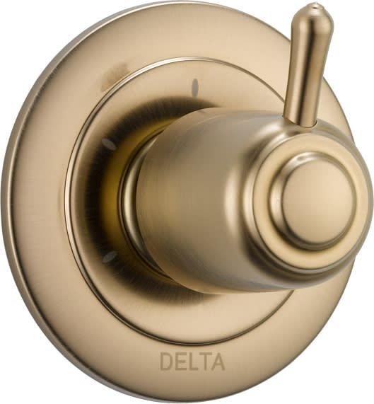 Delta Faucet Brilliance Champagne Bronze 3 Setting Single Handle Metal Diverter Trim 