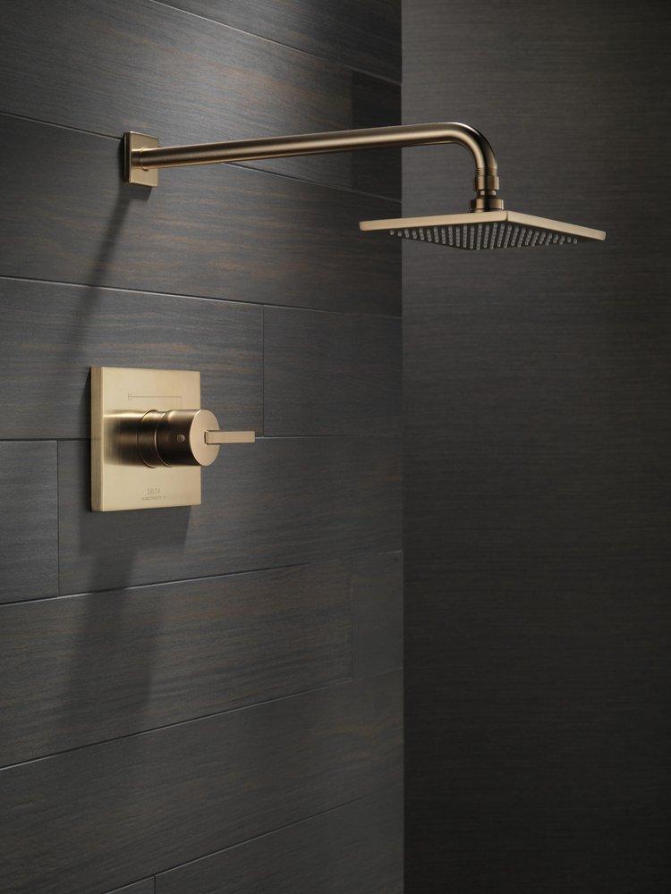 Delta Faucet Champagne Bronze Single Handle Single Function Shower Faucet (Trim Only) 