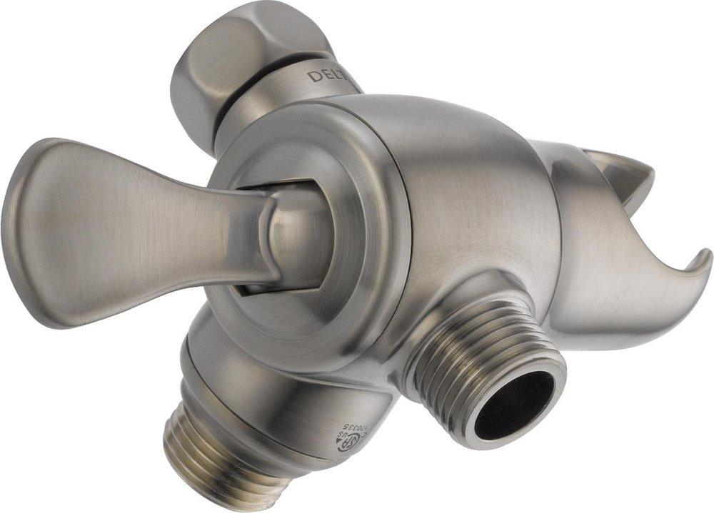 Delta Faucet Brilliance&reg; Stainless 1/2 x 5-1/2 in. Shower Arm Diverter 