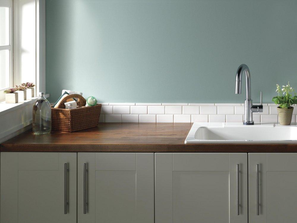 Delta Faucet Arctic Stainless Single Handle Lever Handle Bar Faucet 