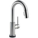 Single Handle Pull Down Bar Faucet in Arctic Stainless