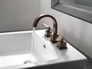 Delta Faucet Venetian Bronze Two Handle Widespread Bathroom Sink Faucet with Pop-Up Drain Assembly 