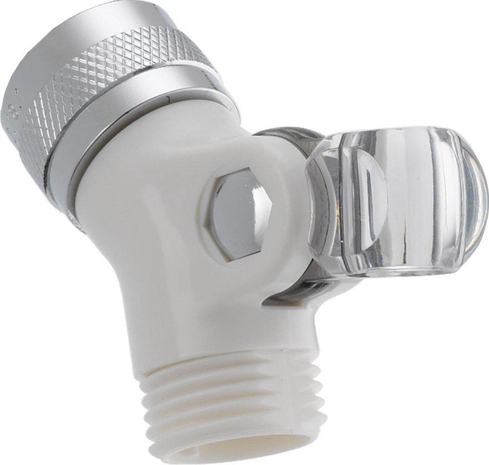 Delta Faucet White 1/2 x 2-19/32 in. FIPS x MIPS Plastic Connector 