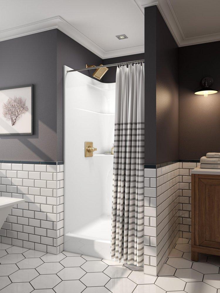 Delta Faucet Brilliance&reg; Champagne Bronze Single Handle Single Function Shower Faucet (Trim Only) 