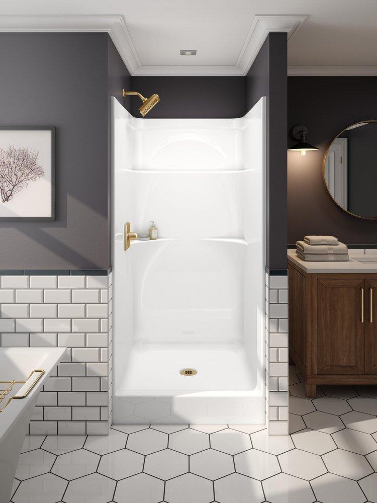 Delta Faucet Brilliance&reg; Champagne Bronze Single Handle Single Function Shower Faucet (Trim Only) 