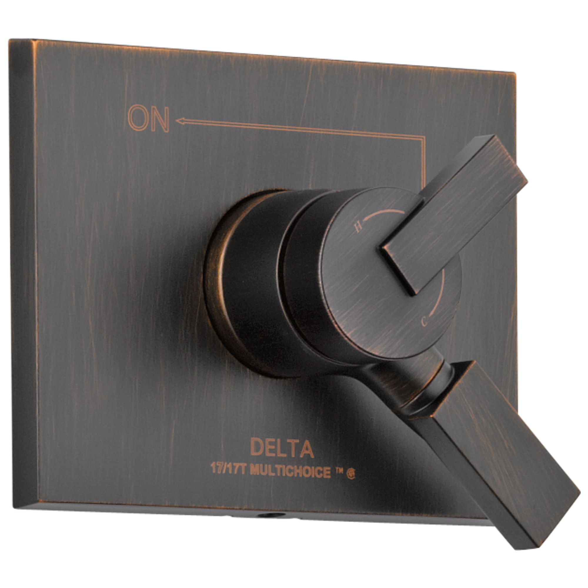 Delta Faucet Venetian Bronze Two Handle Bathtub & Shower Faucet (Trim Only) 