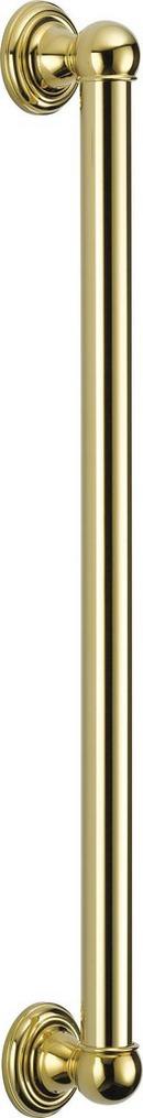24 in. Grab Bar in Brilliance® Polished Brass