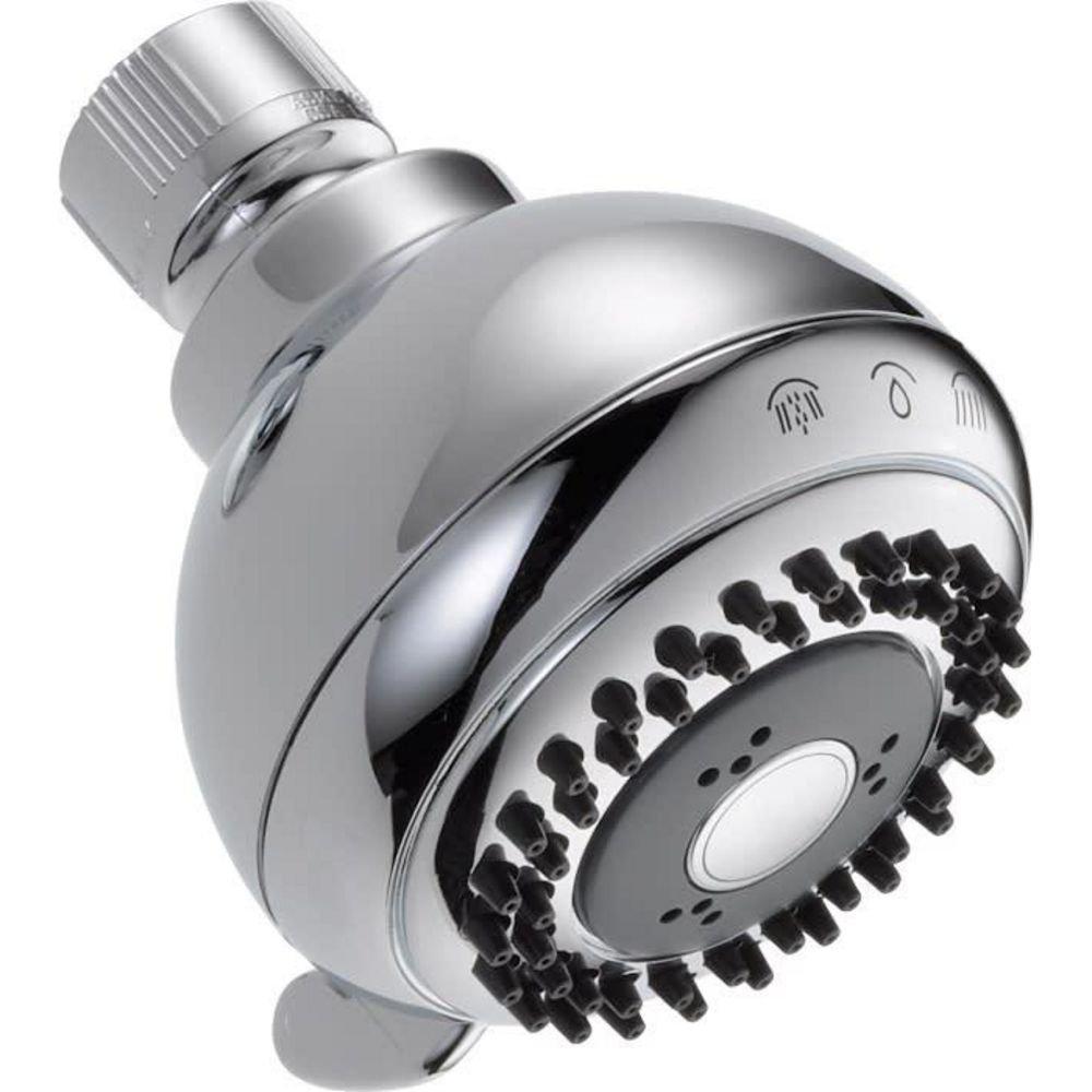 Delta Faucet Chrome Multi Function Fast Massage, Full Body, Full Spray with Massage and Pause Showerhead 