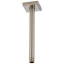 10 in. Ceiling Mount Shower Arm and Flange in Brilliance® Brushed Nickel