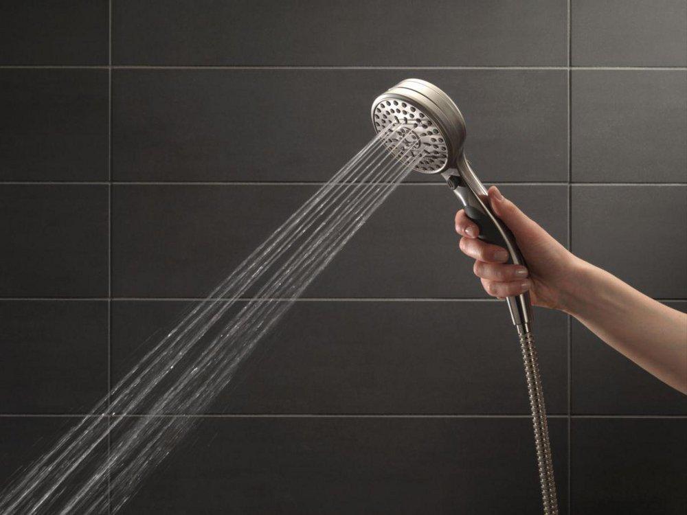Delta Faucet Brilliance Stainless Multi Function Hand Shower 
