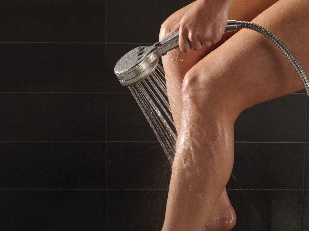 Delta Faucet Brilliance Stainless Multi Function Hand Shower 